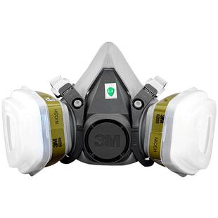 3m 6200配2091过滤棉防尘套装P100防护水泥粉尘玻璃纤维pm2.5面罩