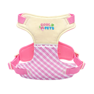 COOLPETS狗狗牵引绳夏季透气背心式胸背带小型犬泰迪比熊遛狗背带