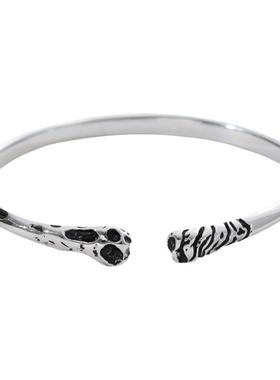 原创设计手镯纯银开口个性风潮男