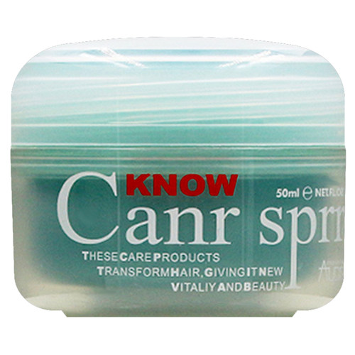 Canr sprral冰蓝哑光创意纤维发泥50g男女直卷发造型定型蓬松发蜡