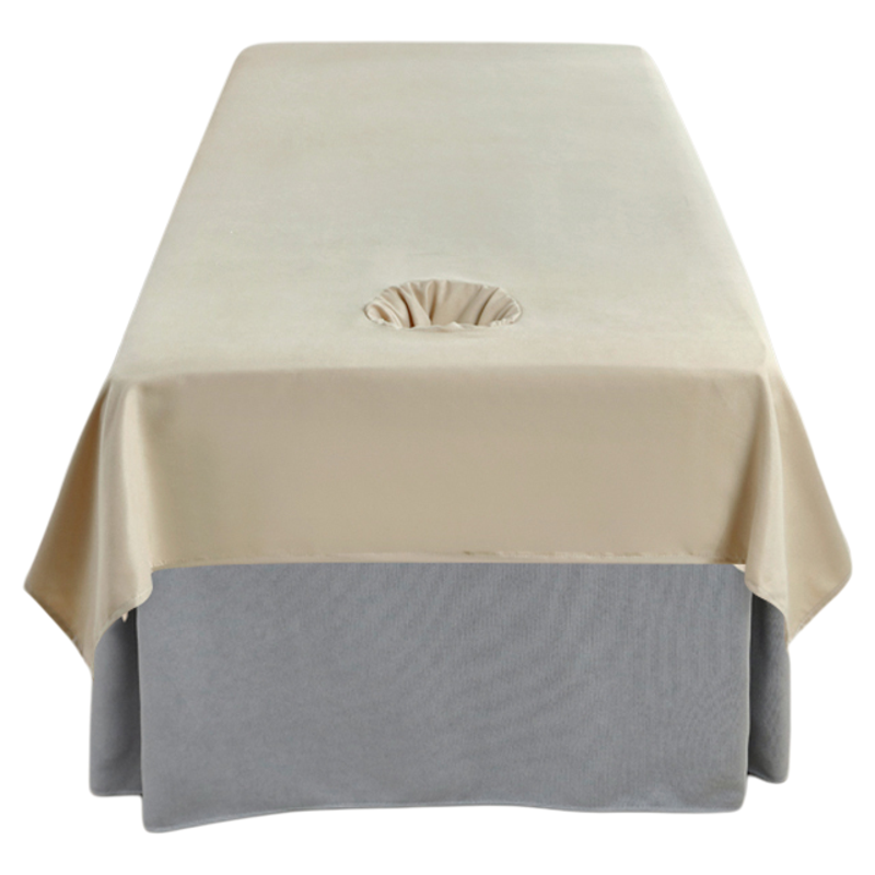 美容床单带洞美容院专用理疗医院足疗纯白易清洗按摩床单隔脏抗皱