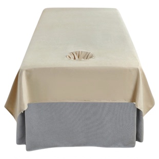 美容床单带洞美容院专用理疗医院足疗纯白易清洗按摩床单隔脏抗皱