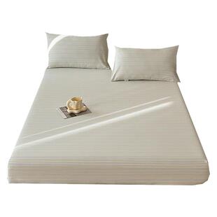 洁丽雅全棉老粗布床笠单件纯棉加厚床垫保护罩防尘床套罩2025新款