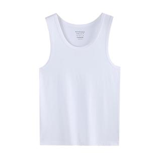 德国舒雅内衣男士背心T恤2件装 18188V舒美棉纯棉青年打底 背心男
