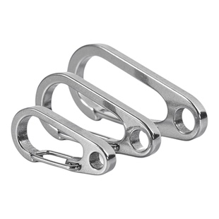 Q24弹簧挂扣304不锈钢快挂承重扣钥匙扣挂件户外挂钩背包扣腰挂扣