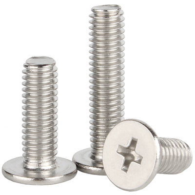 304不锈钢十字扁平头机螺钉