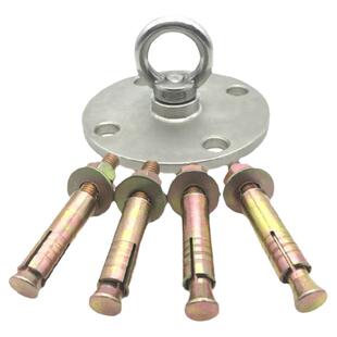 空中瑜伽吊床配件吸盘屋顶沙袋吊椅支架秋千挂钩不锈钢加厚固定盘