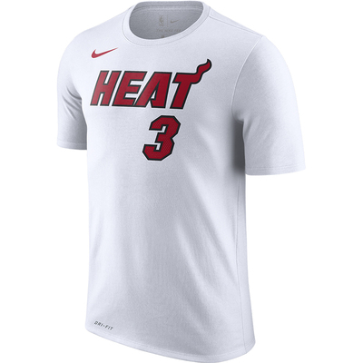 Nike/耐克正品迈阿密热火队韦德3号城市版男士短袖870787-117