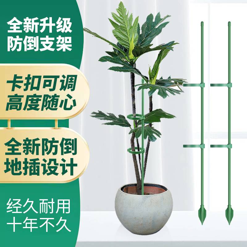 园艺支撑杆花架固定器龟背竹花支架固定花神器植物花杆爬藤防倒伏