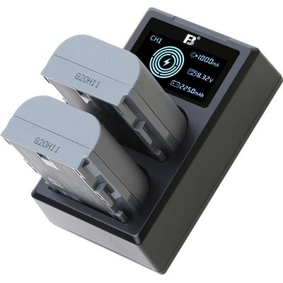 沣标LP-E6相机电池适用佳能EOS 6D 60D 70D 80D R7二代 R6 5D3 7D R5 7D2 6D2 5D4 90D 5D2 E6N充电器套装