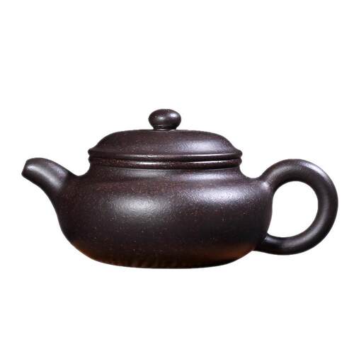 宜兴紫砂壶纯全手工名家原矿套装家用功夫茶具黑金砂紫砂壶仿古