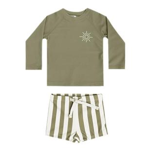 RyleeCru儿童男童男宝分体泳衣套装童装商场同款温泉泡汤儿童泳装