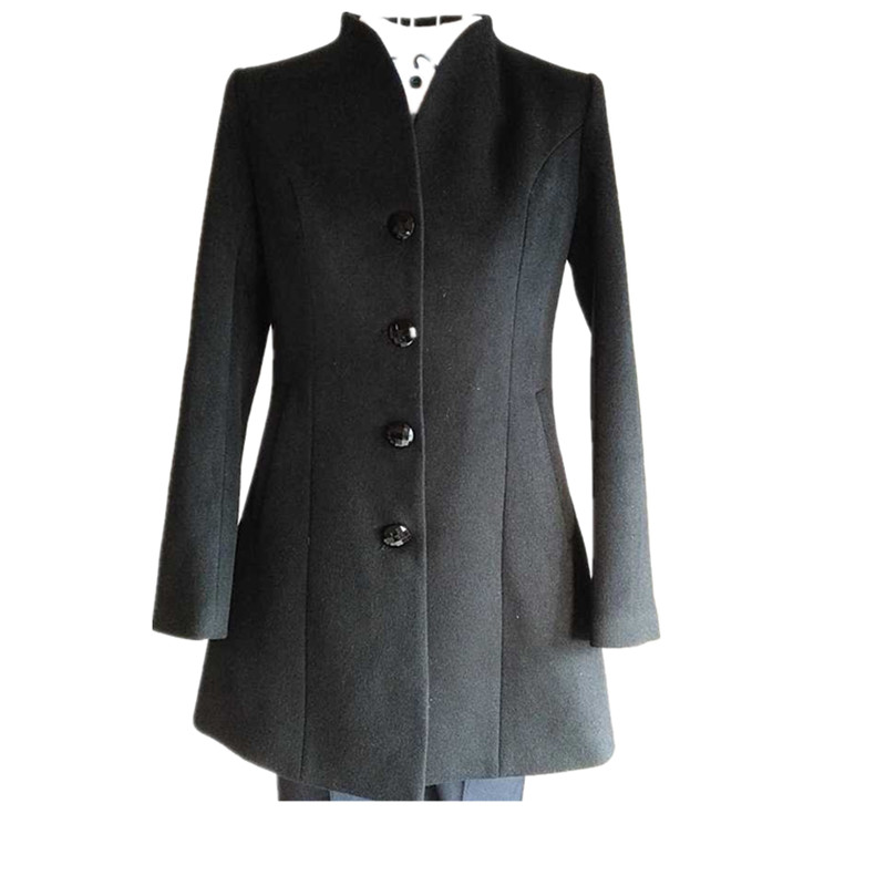 2022年新款农业银行女士羊毛呢大衣修身版型农行工作服呢外套大衣