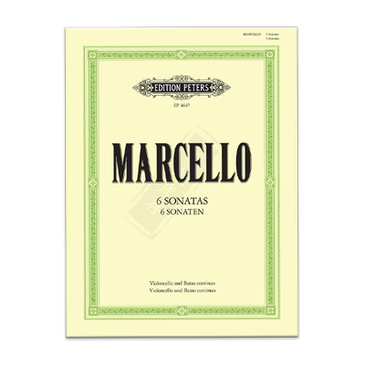 马尔切洛六首奏鸣曲Op2大提琴