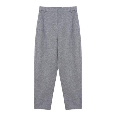 kleeklee环保棉羊毛双层锥裤