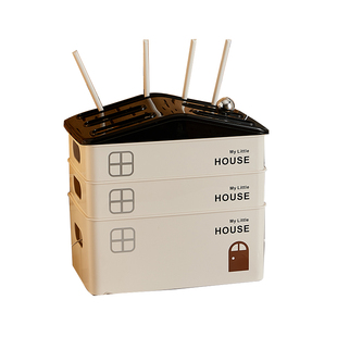 wifi路由器收纳盒盒子放置架电视机顶盒置物架排插座隐藏收纳神器