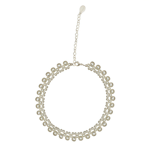 「奥利维亚」法式经典宫廷高级感优雅施家手工编织珍珠项链锁骨链