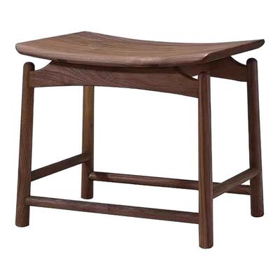 实木元宝凳客厅家用门口换鞋凳矮凳中式马鞍凳老榆木小板凳小凳子