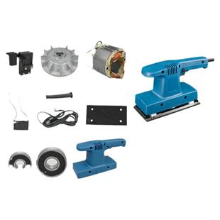 东成砂光机配件FF-93x185抛光打磨砂纸机碳刷定转子底板夹子外壳