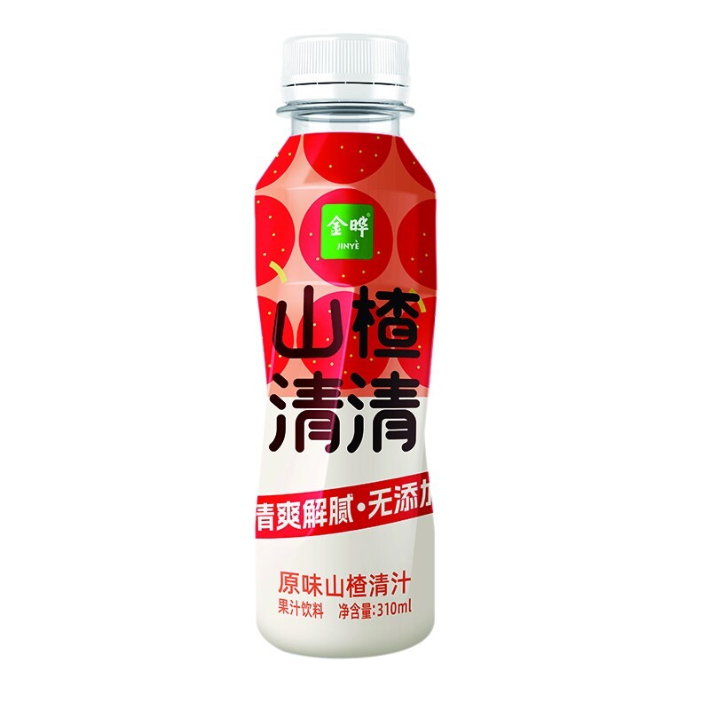 金晔山楂汁0脂轻纤鲜果萃取解腻