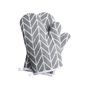 微波炉烤箱烘焙手套隔热防烫耐高温煲汤多彩加厚棉质两只装