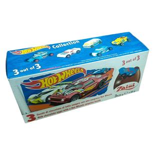 意大利进口零食Zaini牛奶巧克力风火轮系列儿童奇趣玩具惊喜蛋