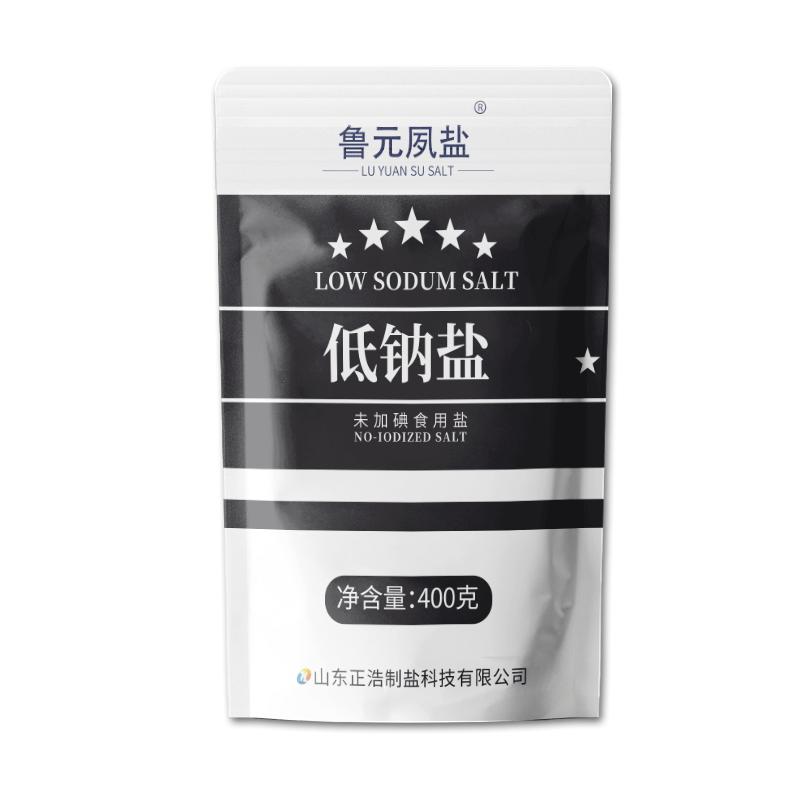 鲁元夙盐低钠食盐400g×6包