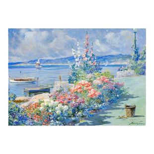 店主超爱!Graves阿伯特富勒格拉夫作品花卉海边治愈系装饰画油画