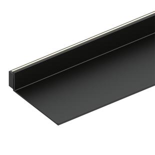 铝合金发光层板墙上置物架LED墙壁置物板墙面收纳悬空书架壁挂L型