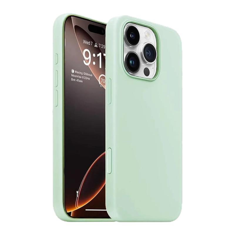 春季新款华强北顶配液态硅胶MagSafe磁吸手机壳适用iPhone16promax带拍照按键15P高级14装壳动画防摔情侣软壳