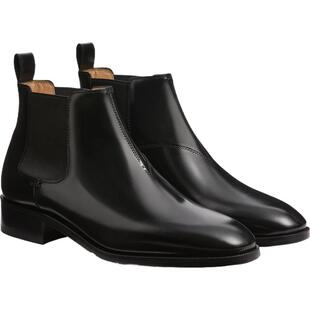 [礼物]华伦天奴VALENTINO男士 PAS DES DIEUX 牛皮革短靴