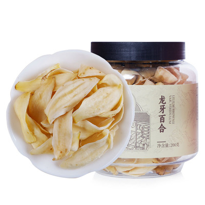 大颜堂龙牙百合干无硫干货特级