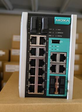 议价MOXA EDS-518E-SS-SC-4GTXSFP  2个光口单模12个电口百兆SFP