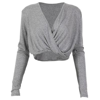 dcw休闲跑步训练健身t恤瑜伽罩衫