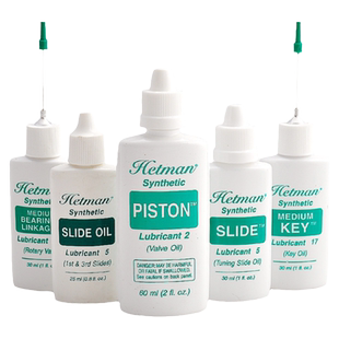 Hetman黑特曼小号长号圆号活塞油调音管油软木油按键油润滑油号油