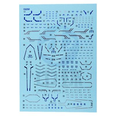 中环MG白正义女神模型水贴19250