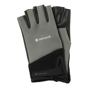 SnowPeak雪峰户外机能钓鱼骑行男女同款半指手套 SPF-AC-25SU901