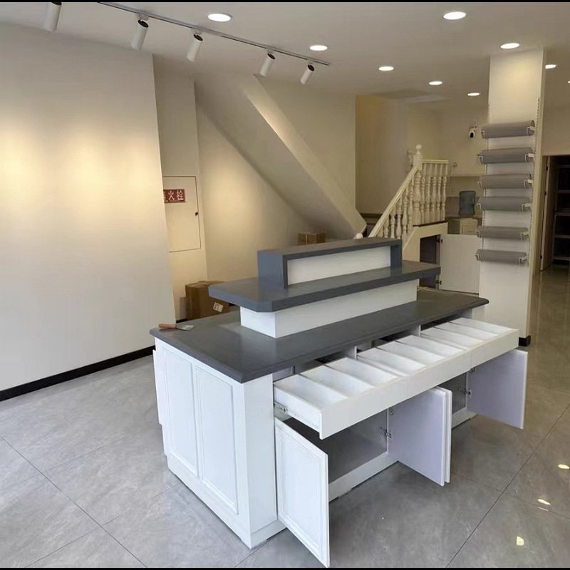 礼品首饰展示台 商用家用通用百搭展台 烤漆现代简约中岛柜定制