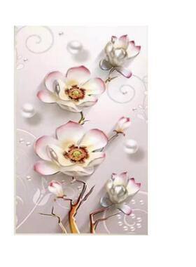 3D玄关装饰画自粘画花卉墙贴卧室客厅墙贴卧室走廊过道背景墙贴画