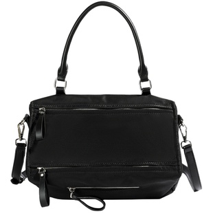 简约休闲手提包包女2025新款韩版潮流时尚尼龙布单肩包百搭斜挎包