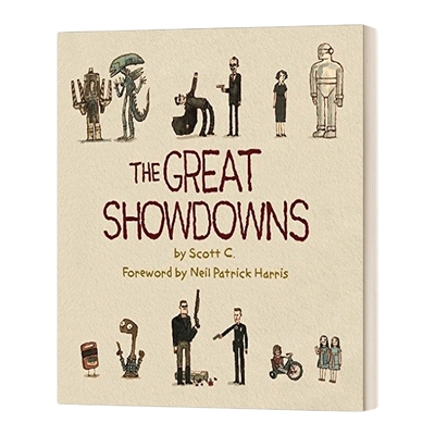 英文原版 The Great Showdowns  Scott Campbell的异想电影插画 英文版 进口英语原版书籍
