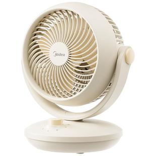 美的台式循环扇摇头家用办公桌风扇节能省电静音学生宿舍电风扇