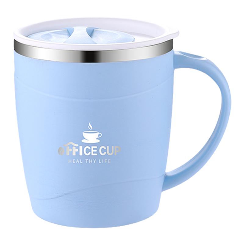 马克杯防摔带盖茶杯咖啡杯