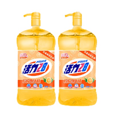 活力28柠檬去油实惠大桶洗洁精