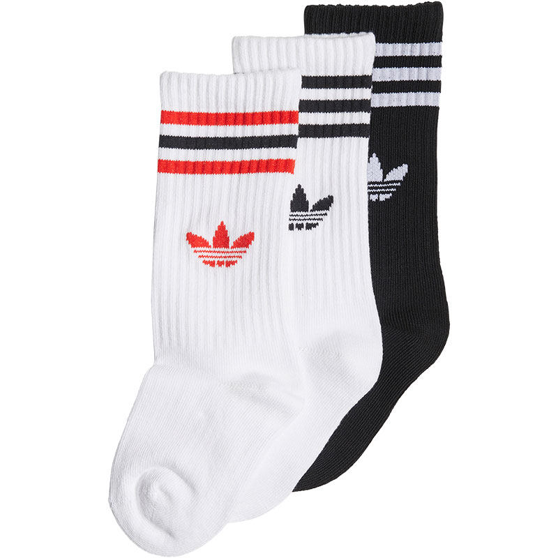 Adidas/阿迪达斯正品三叶草当季新款小童运动袜三双装H32442