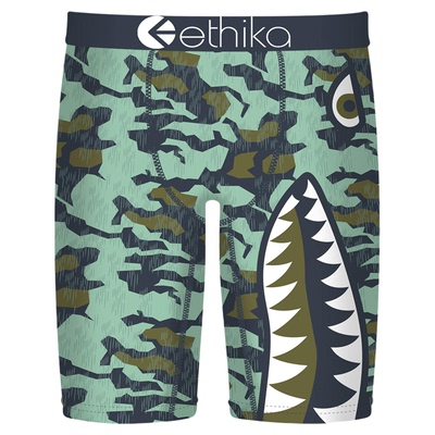 ethika新款上新涂鸦印花速干运动内裤男弹力五分内裤潮人外贸原单