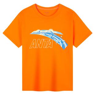 安踏童装男童冰感短袖T恤2026夏季女童新款夏装儿童速干衣体T恤服