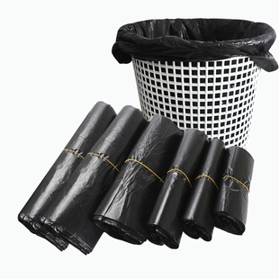 黑色手提式清洁袋方便袋烟酒店购物袋大小号厂家宾馆垃圾袋厨房