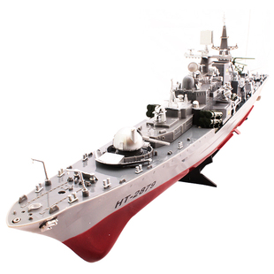 遥控船儿童电动玩具轮船军舰男孩超大快艇充电航空母舰军事模型战