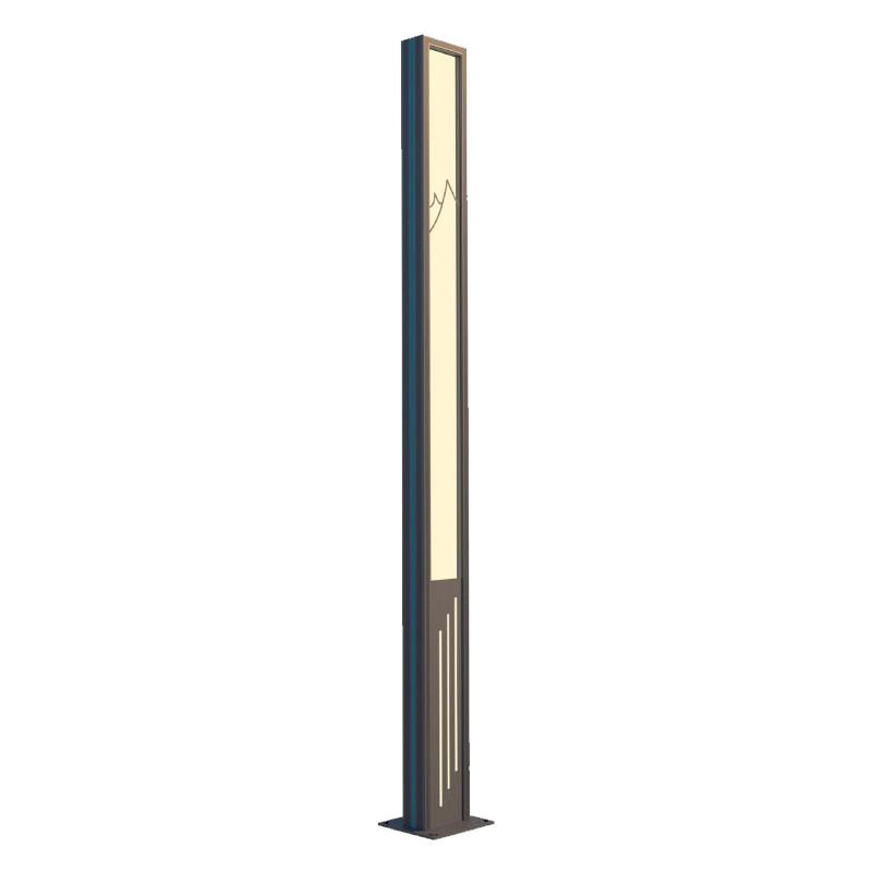草坪灯柱新中式灯庭院景观灯柱防水铝材户外广场别墅花园定制路灯